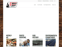 Tablet Screenshot of familyfoodsia.com